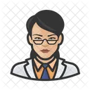 Asian Woman Necktie アイコン