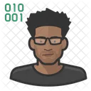 Asian Male Black Programmer Computer Programmer アイコン
