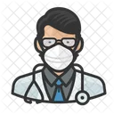 Asian Male Doctor  Icon