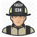 Asian Male Firefighter Male Firefighter Firefighter アイコン