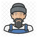 Asian Male Fisher  Icon