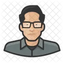 Asian Male  Icon