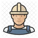 Asian Male Workers Construction Workers アイコン