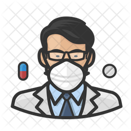 Asian Pharmacist Icon