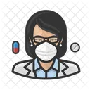 Avatar Pharmacist Asian アイコン