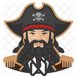 Asian Pirate  Icon