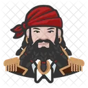 Asian Pirate Pirate Beard アイコン