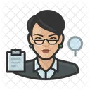 Asian Woman Accountant Asian Accountant Asian アイコン