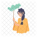Asian Woman Asian Lady Chinese Character 아이콘
