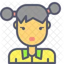 Asiatic Chinese Girl Japanese Girl Icon