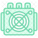 Crypto Wallet Security Duotone Line Icone Icon