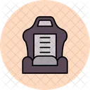Asiento de coche  Icono