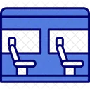Asiento Transporte Ventana Icono
