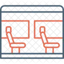 Asiento Transporte Ventana Icono