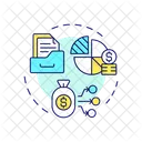 Asignación de activos  Icono