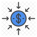 Asignacion De Dinero Asignacion De Salarios Asignacion De Activos Icono