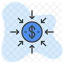 Asignacion De Dinero Asignacion De Salarios Asignacion De Activos Icono
