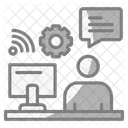 Asistencia administrativa Icono