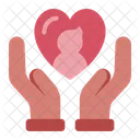 Asistencia Social Corazon Amor Icono