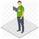 Asistente De Oficina Empleado Asistente Personal Icono