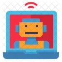 Soporte Asistente Robot Icon