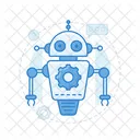 Asistente De Robot Ayudante De Robot Exoesqueleto Icono