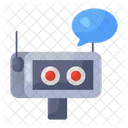 Asistente De Robot Robot De Chat Servicios Roboticos Icono