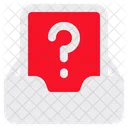 Ask File Question Mark Icon