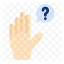 Ask Question Hand Icon
