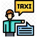 Taxi Taxi Book Chat Chatting Icon