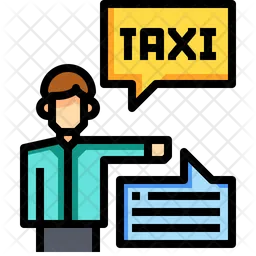 Ask for taxi  Icon