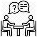 Ask questions  Icon