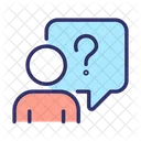 Asking Chat Question Icon