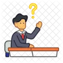 Asking Question  Icon