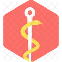 Asklepios Medizin Zeichen Symbol