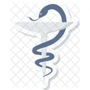 Asklepios Medizin Zeichen Symbol