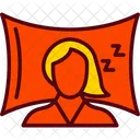 Asleep Bedtime Dream Icon