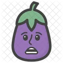 Brinjal asombrada  Icono