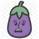 Brinjal asombrada  Icono