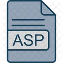 Asp Archivo Formato Icono