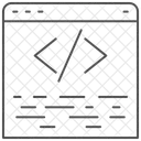 Icone Asp Net Thinline Ícone