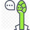 Asparagus Chat Fruit Icon