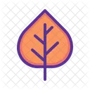 Aspen Natura Foglia Icon