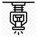 Aspersor De Techo Aspersor Pulverizador Icono