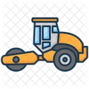 Asphalt Automobile Construction Icon