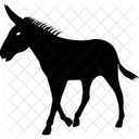 Ass Donkey Domestic Animal Icon