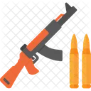 Assault Rifle Ak Miscellaneous Icon