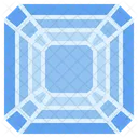Asscher Diamond  Icon