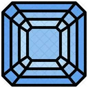 Asscher Diamond  Icon