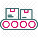 Assembly Line Belt Conveyor Icon